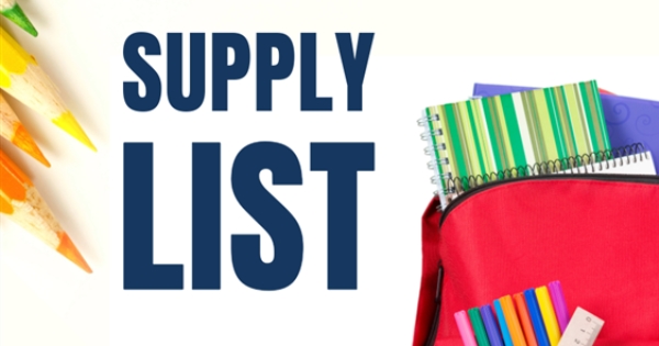 2026-2027 Supply List 
