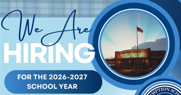 We're Hiring for the 2026-2027 School Year!