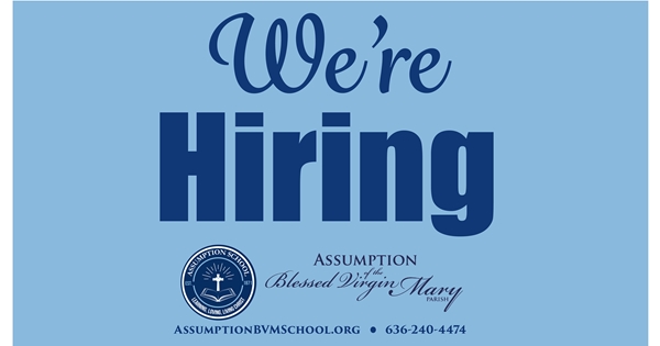 We're Hiring Part-Time Cafeteria Staff
