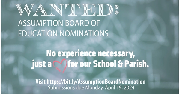 WANTED: Assumption Board of Education Nominations